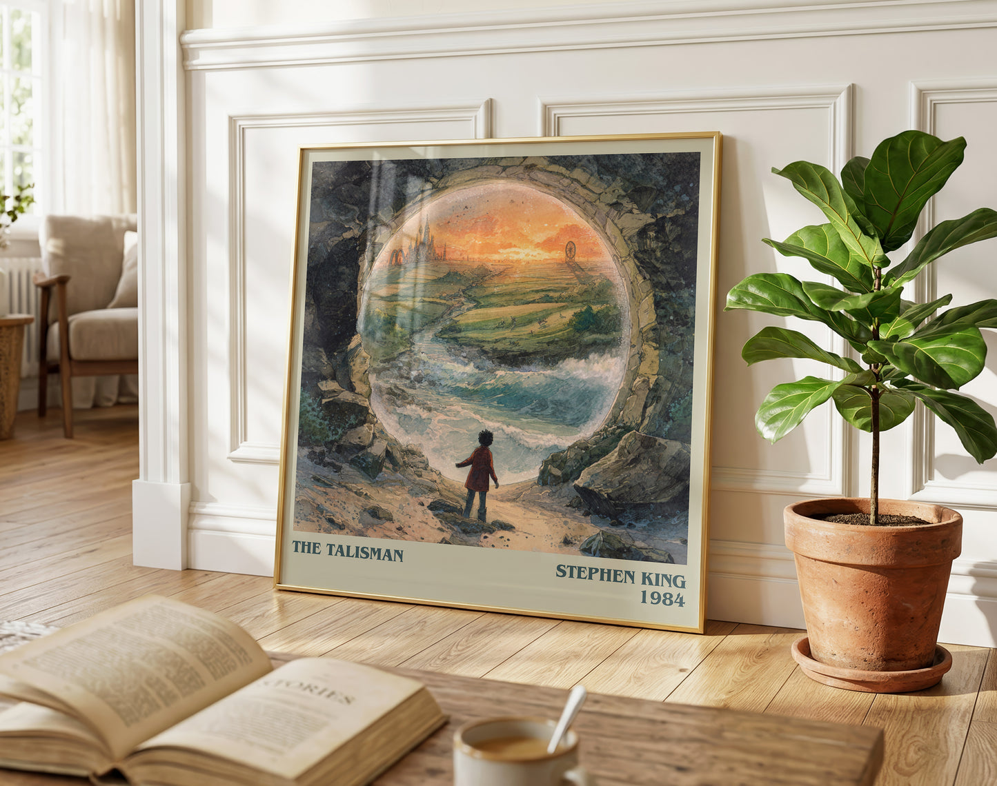 The Talisman literary poster paired in gallery wall – literary art prints