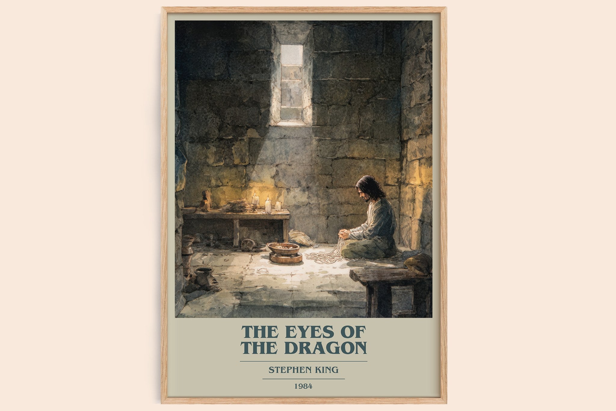 The Eyes Of The Dragon Book Cover Poster by Stephen King