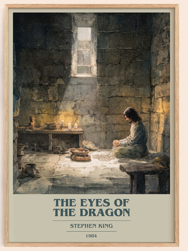 The Eyes Of The Dragon Book Cover Poster by Stephen King