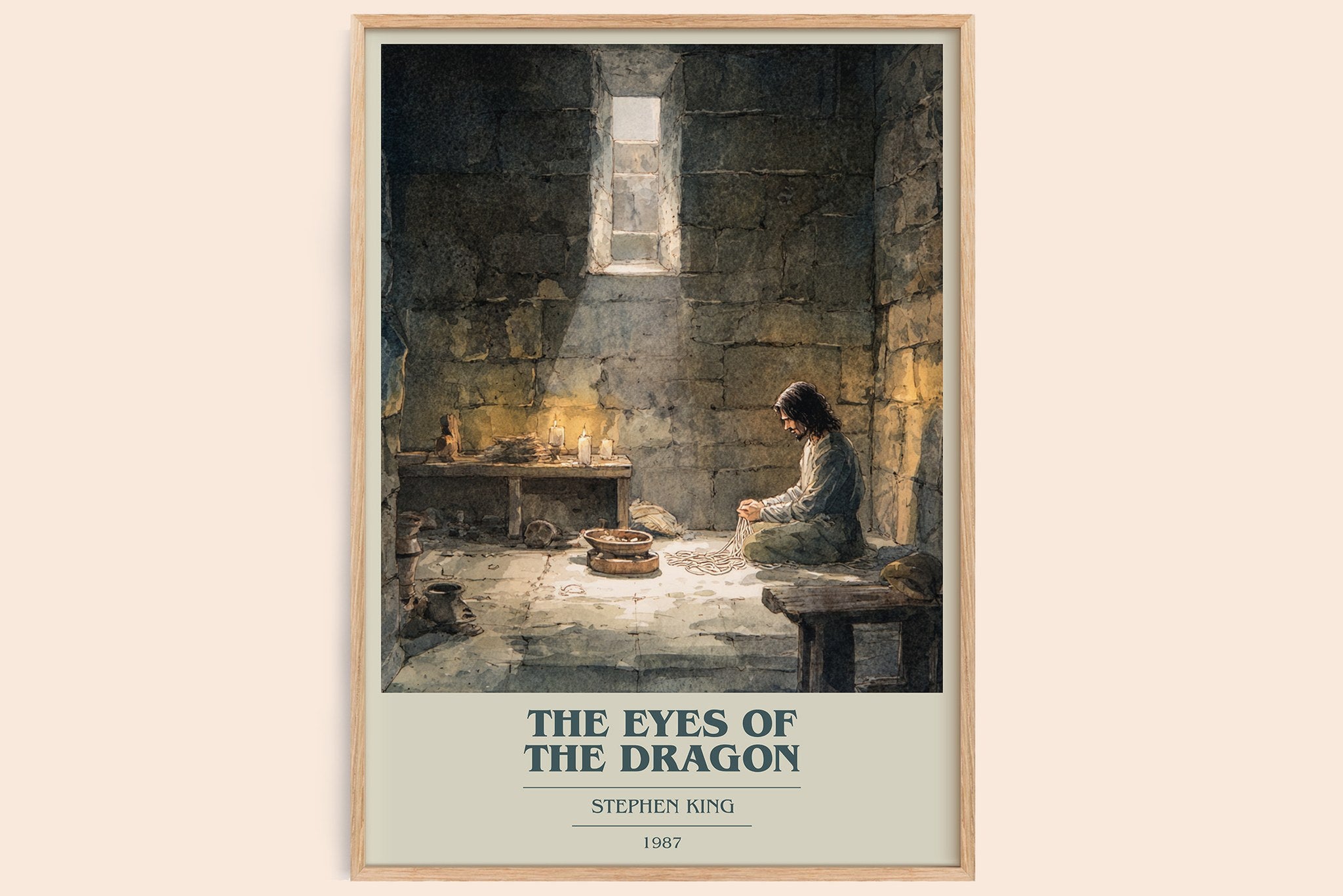 The Eyes Of The Dragon Book Cover Poster by Stephen King