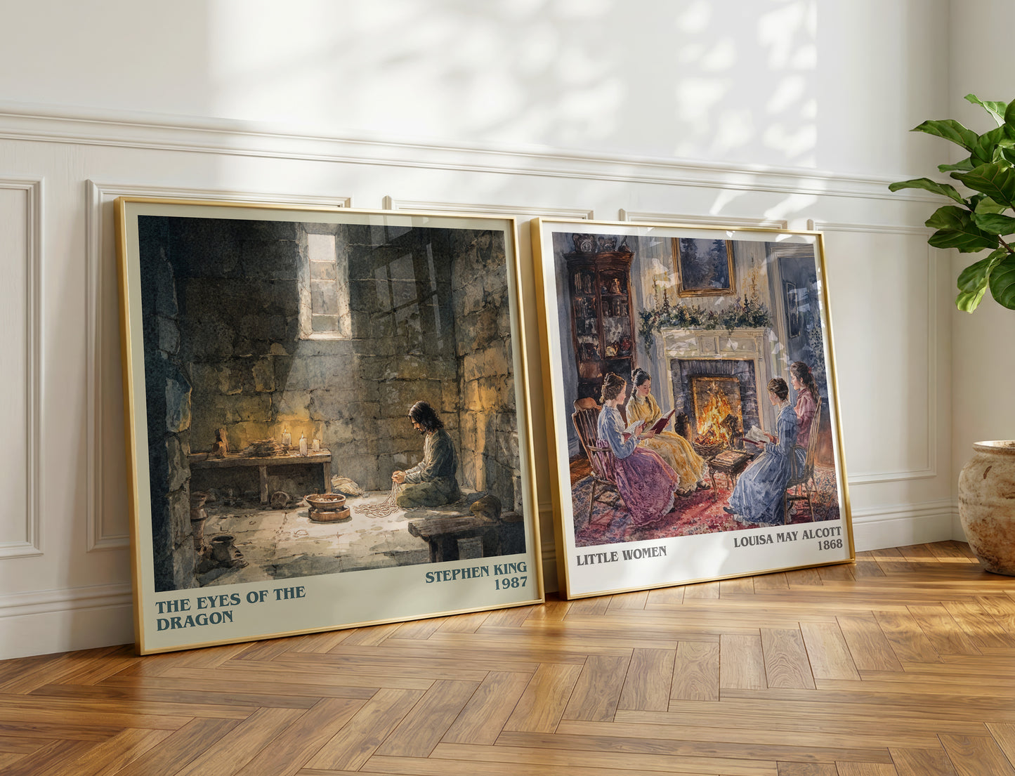 The Eyes Of The Dragon book poster packaging – museum-quality print rolled in protective tube