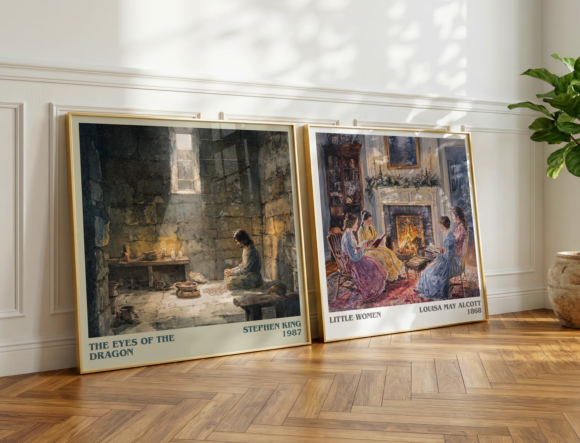 The Eyes Of The Dragon book poster packaging – museum-quality print rolled in protective tube