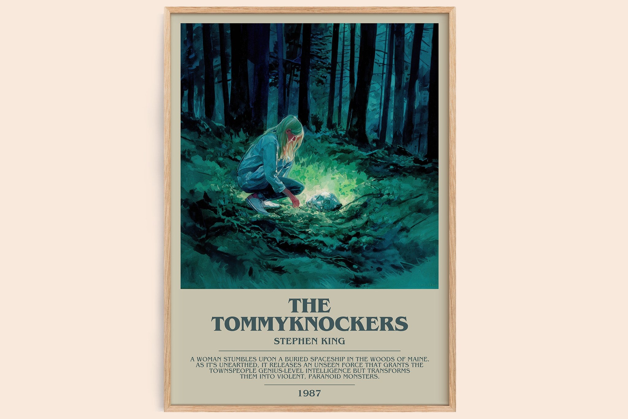 The Tommyknockers Bookish Wall Art by Stephen King