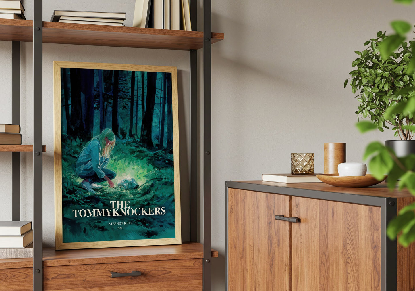 The Tommyknockers book watercolour illustration paper finish options – matte satin gloss