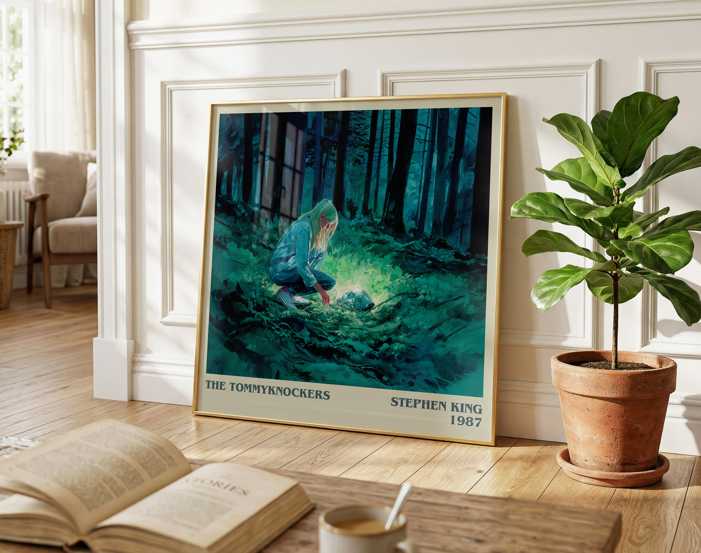 The Tommyknockers literary poster paired in gallery wall – literary art prints