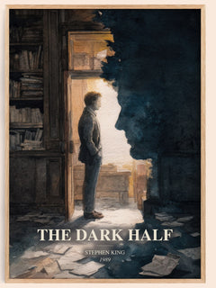The Dark Half Book Watercolour Illustration by Stephen King