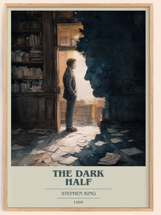 The Dark Half Book Cover Poster by Stephen King