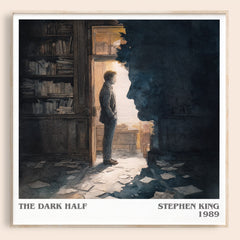 The Dark Half Literary Art Print by Stephen King