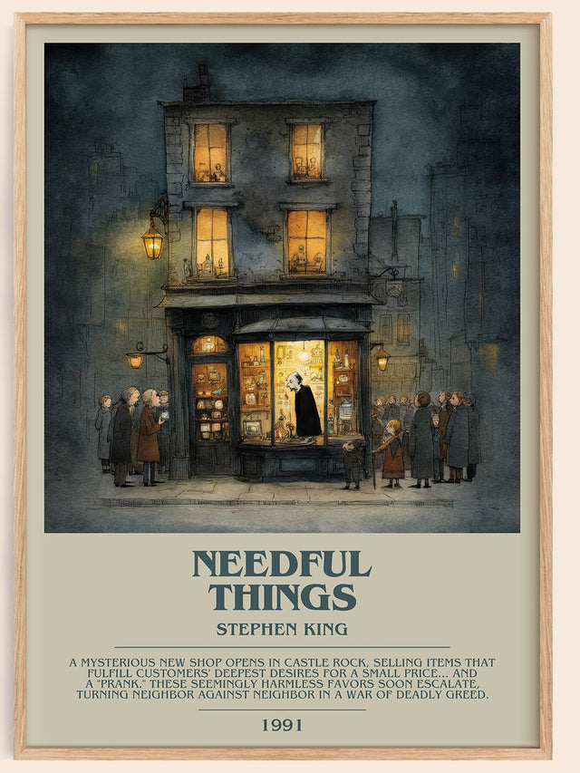 Needful Things Bookish Wall Art by Stephen King