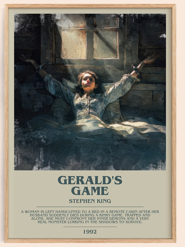 Gerald's Game Bookish Wall Art by Stephen King