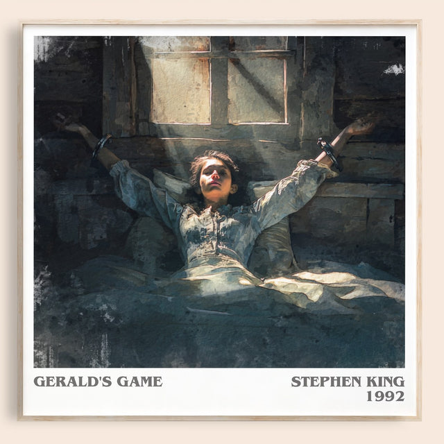 Gerald's Game Literary Art Print by Stephen King