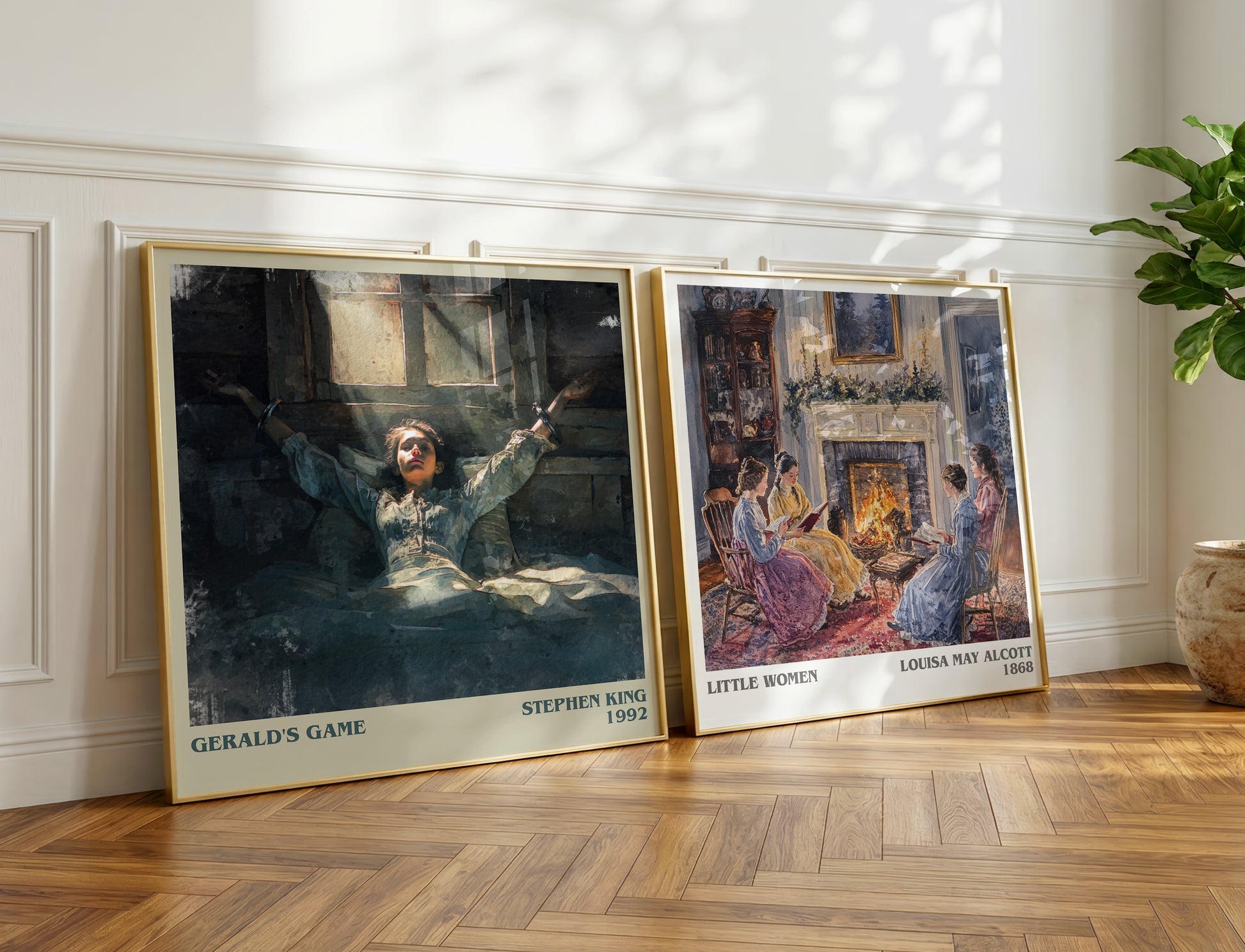 Gerald's Game book poster packaging – museum-quality print rolled in protective tube