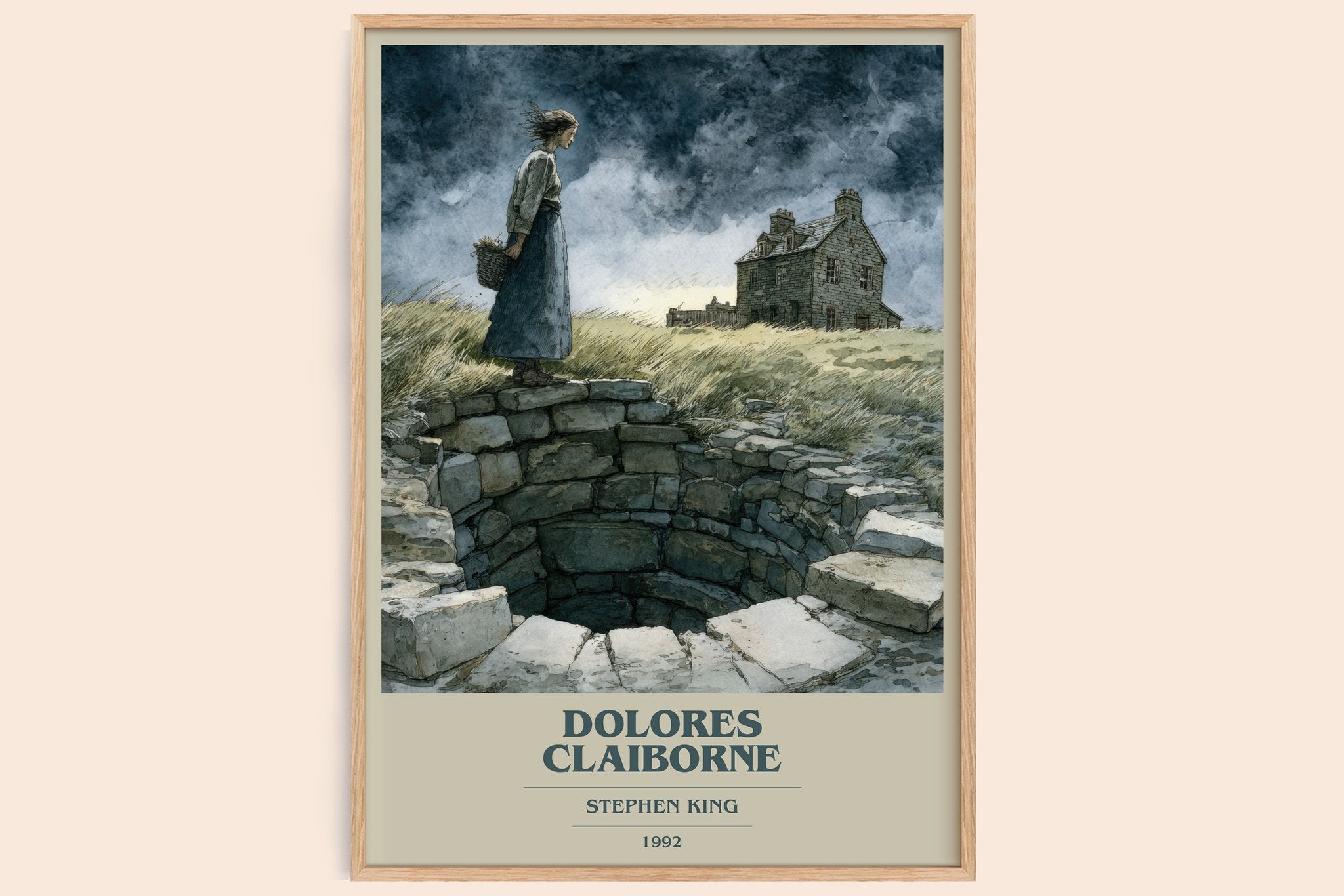 Dolores Claiborne Book Cover Poster by Stephen King