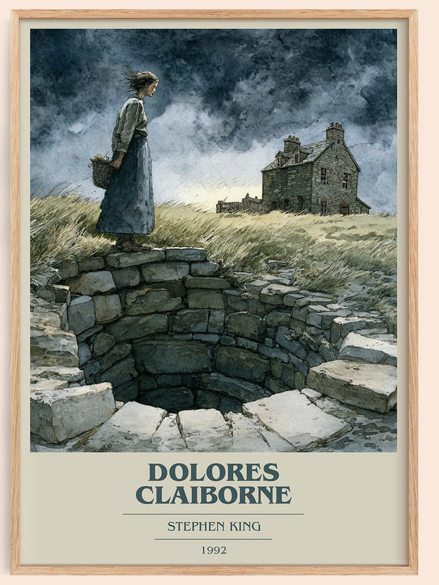 Dolores Claiborne Book Cover Poster by Stephen King