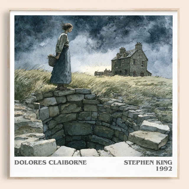 Dolores Claiborne Literary Art Print by Stephen King