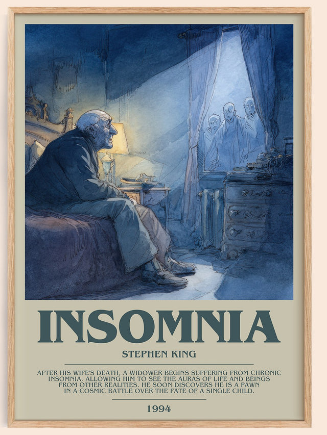Insomnia Bookish Wall Art by Stephen King