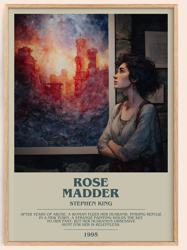 Rose Madder Bookish Wall Art by Stephen King