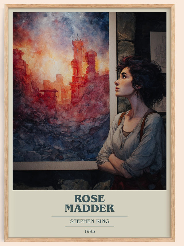 Rose Madder Book Cover Poster by Stephen King