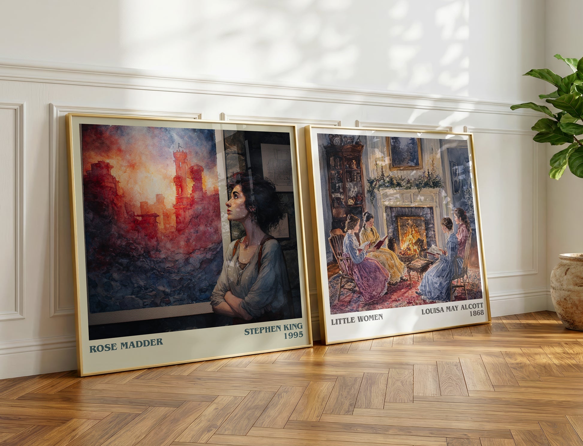 Rose Madder book poster packaging – museum-quality print rolled in protective tube