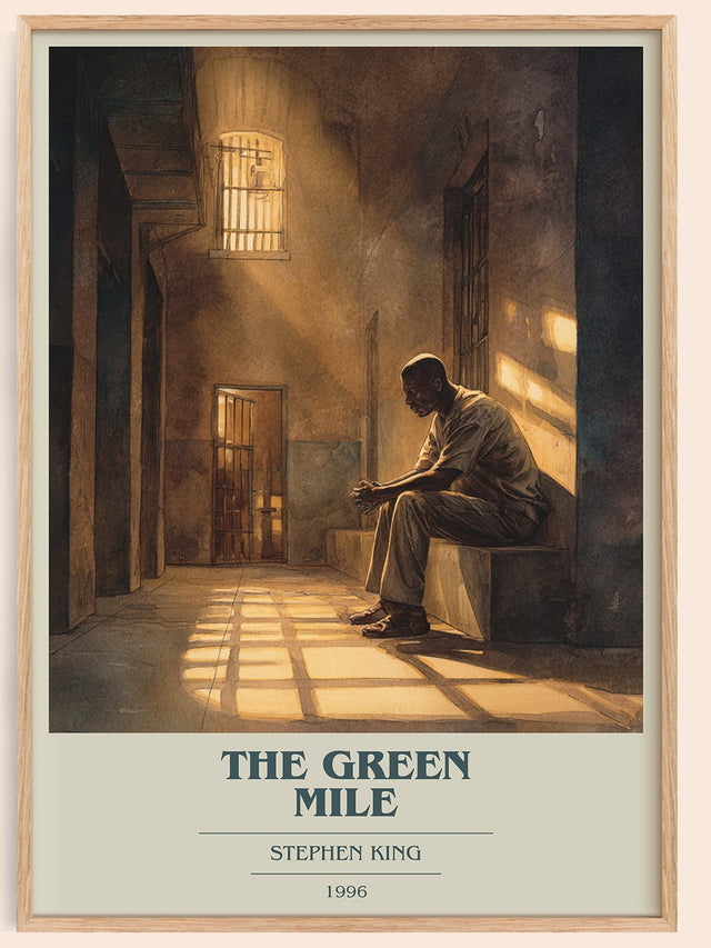 The Green Mile Book Cover Poster by Stephen King