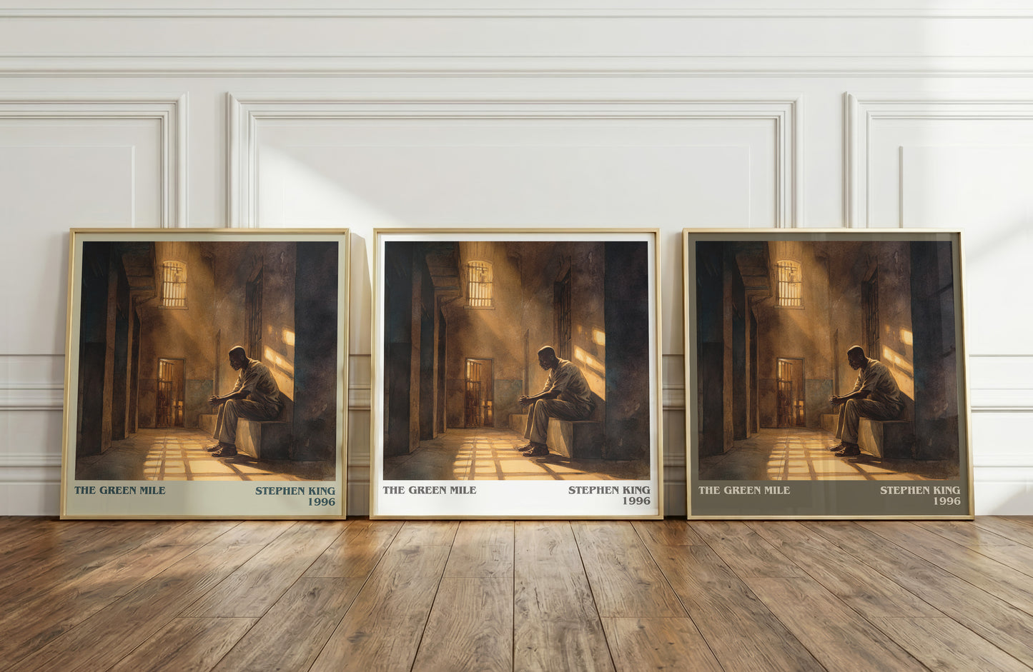 The Green Mile literary print framed by window – literary home decor