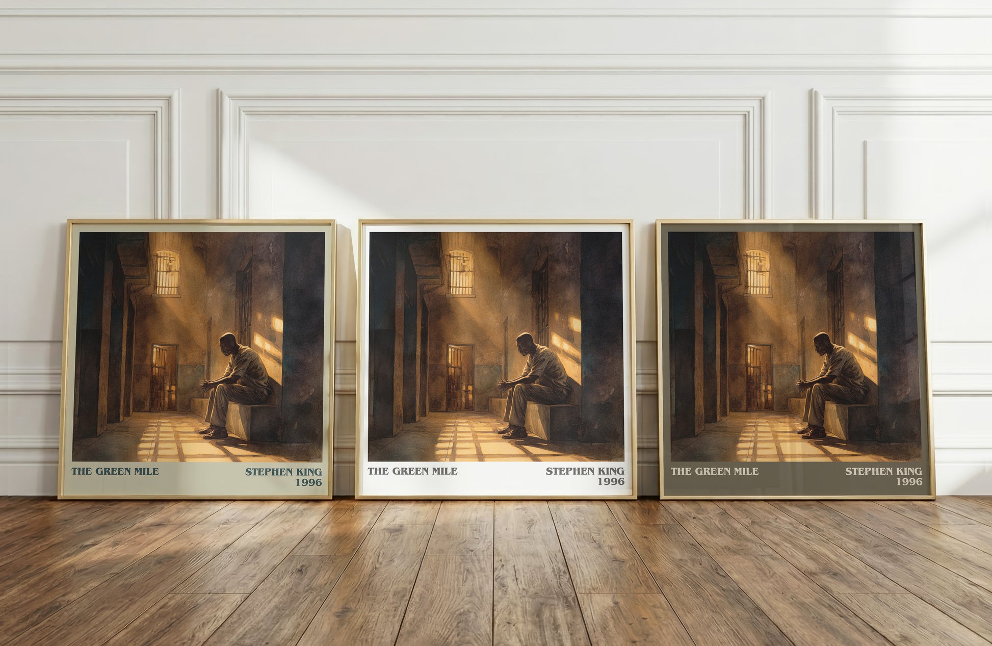 The Green Mile literary print framed by window – literary home decor