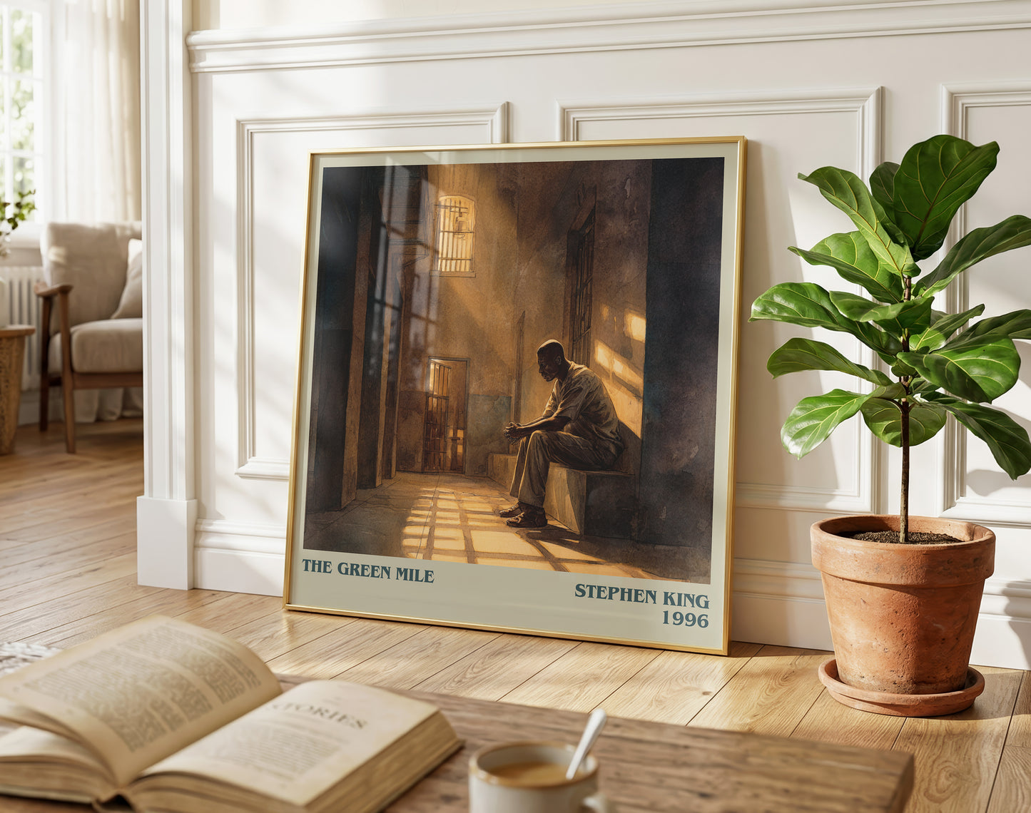 The Green Mile literary poster paired in gallery wall – literary art prints