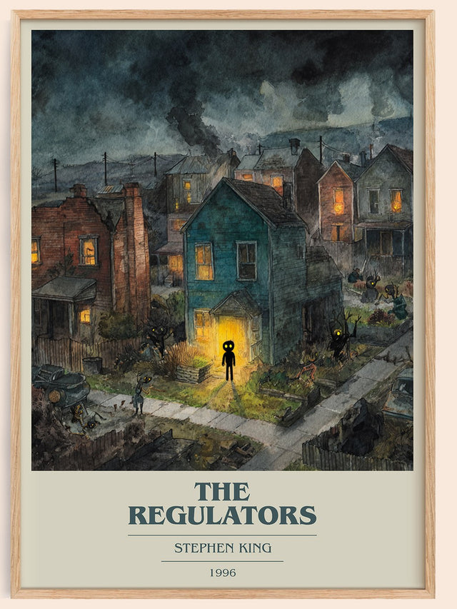 The Regulators Book Cover Poster by Stephen King