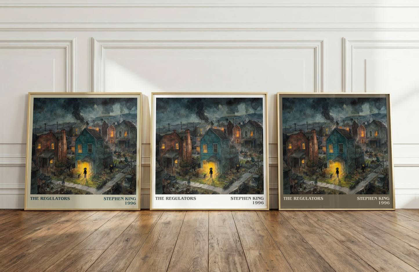 The Regulators literary print framed by window – literary home decor