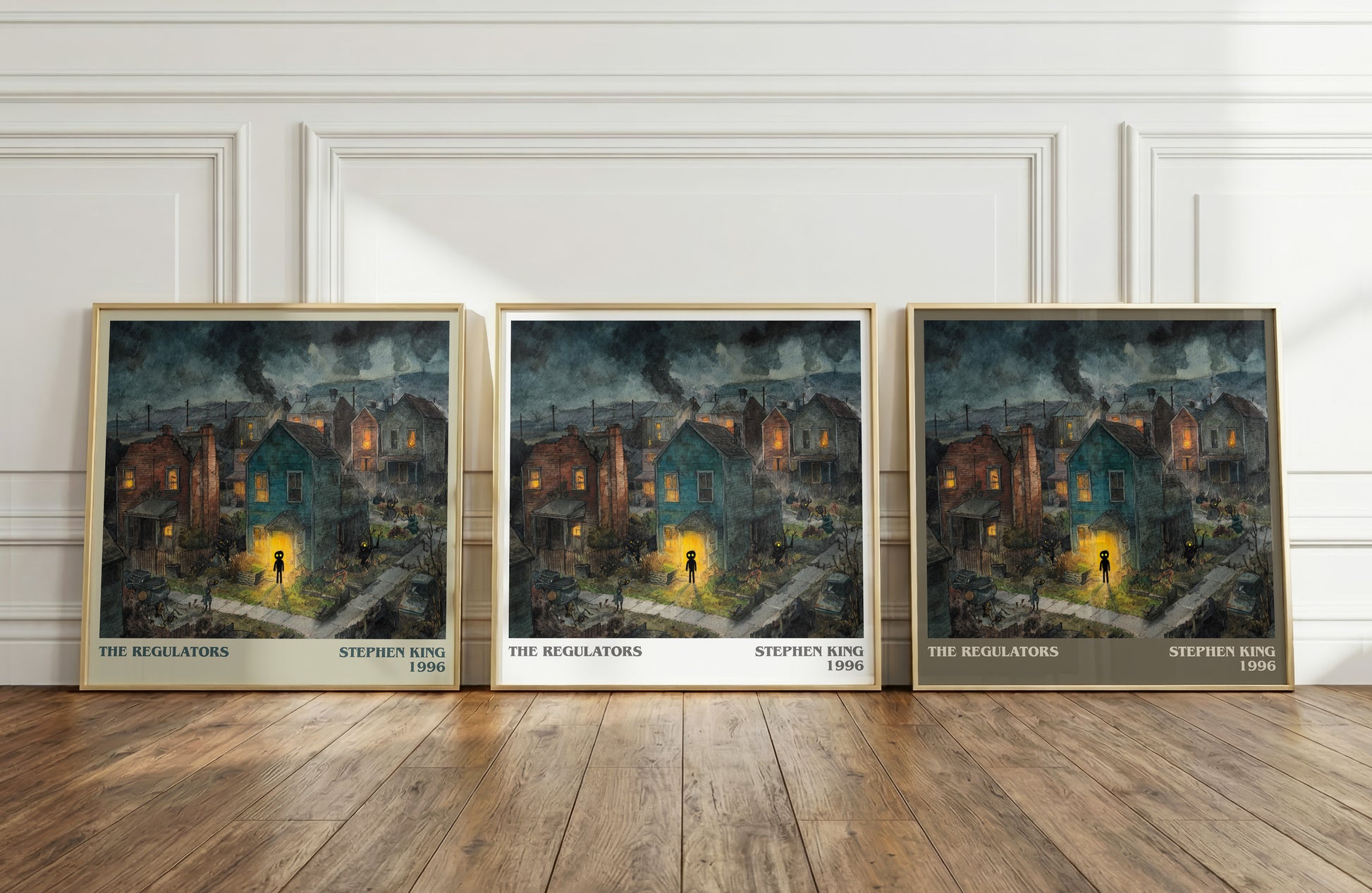 The Regulators literary print framed by window – literary home decor