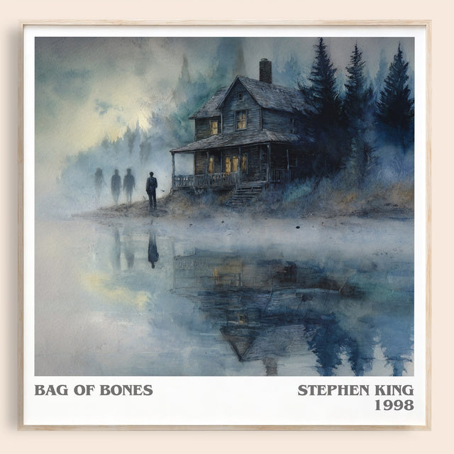 Bag of Bones Literary Art Print by Stephen King