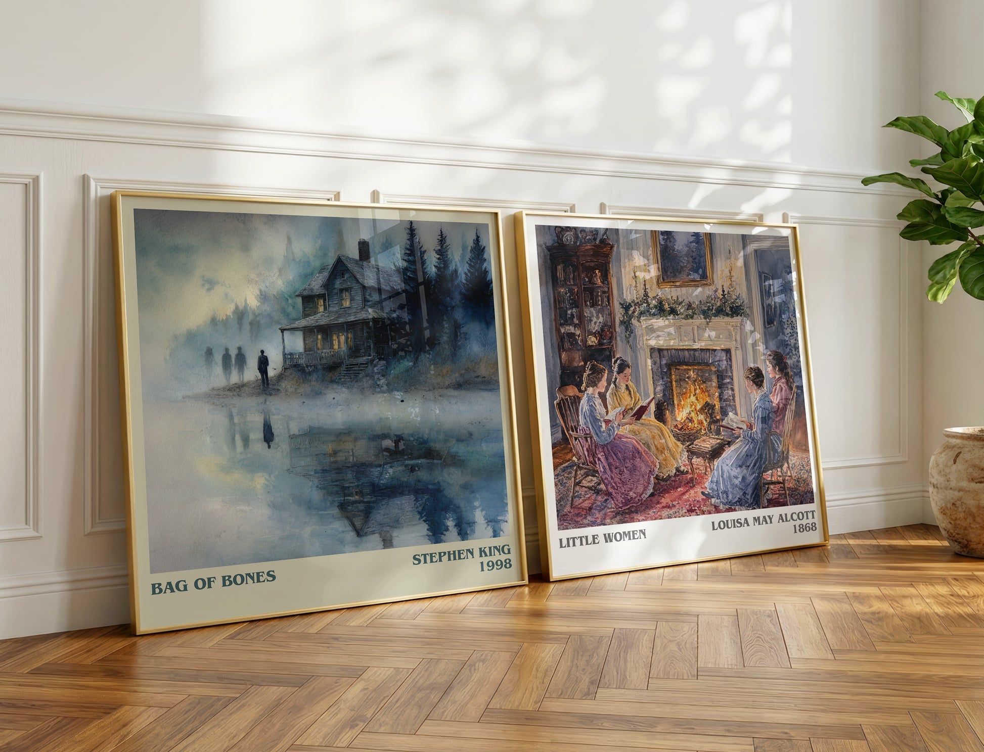 Bag of Bones book poster packaging – museum-quality print rolled in protective tube