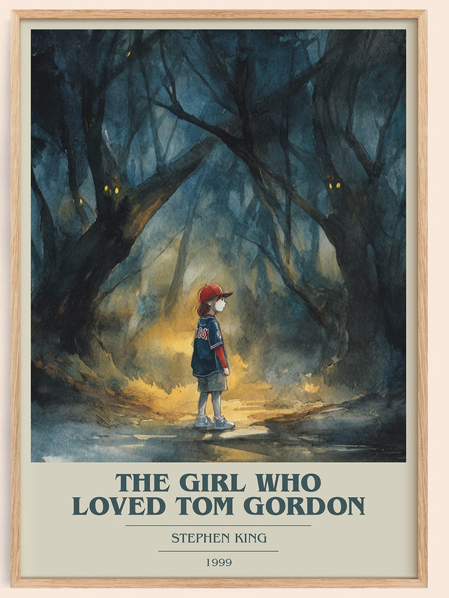 The Girl Who Loved Tom Gordon Book Cover Poster by Stephen King