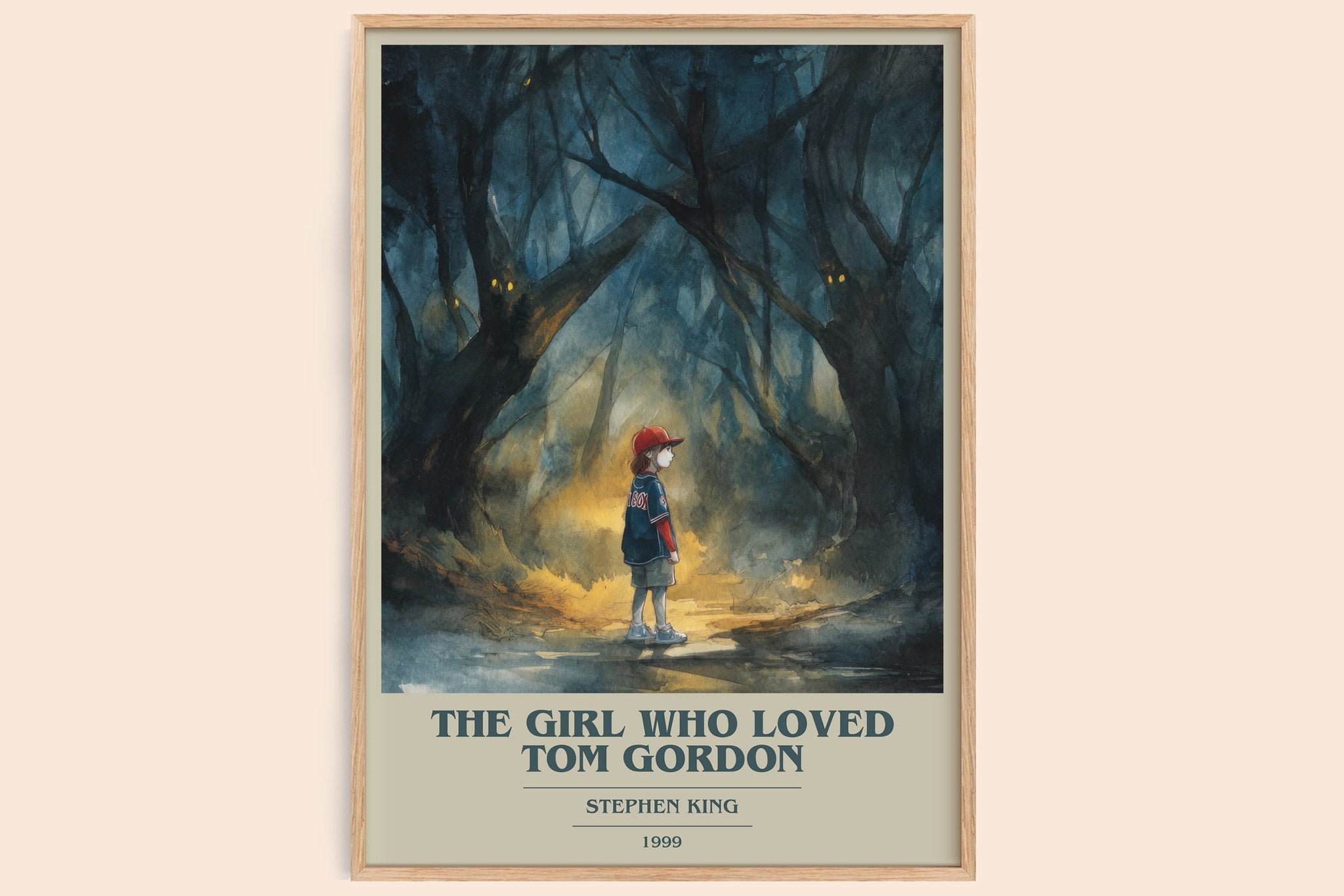The Girl Who Loved Tom Gordon Book Cover Poster by Stephen King