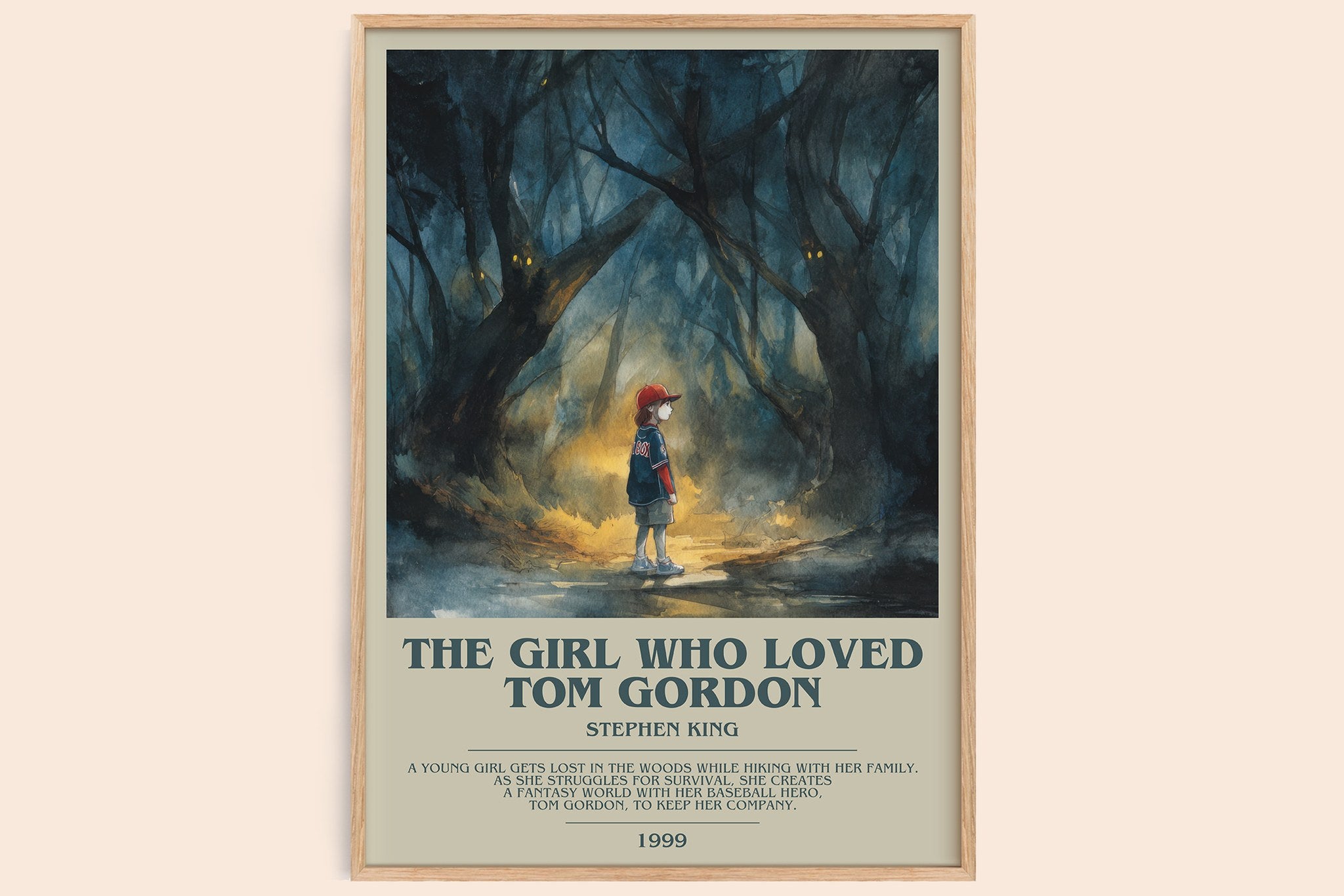 The Girl Who Loved Tom Gordon Bookish Wall Art by Stephen King