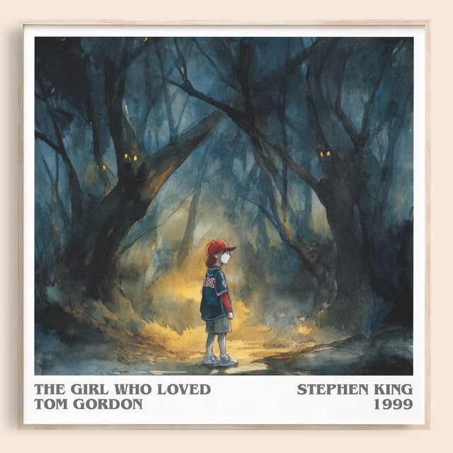 The Girl Who Loved Tom Gordon Literary Art Print by Stephen King