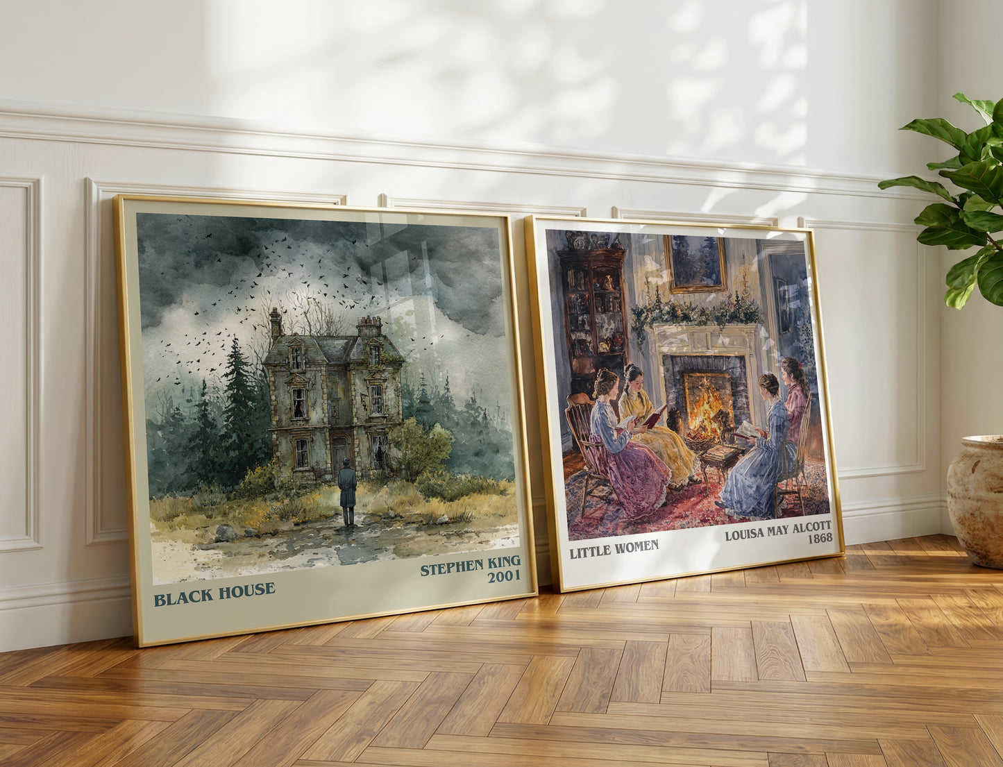 Black House book poster packaging – museum-quality print rolled in protective tube