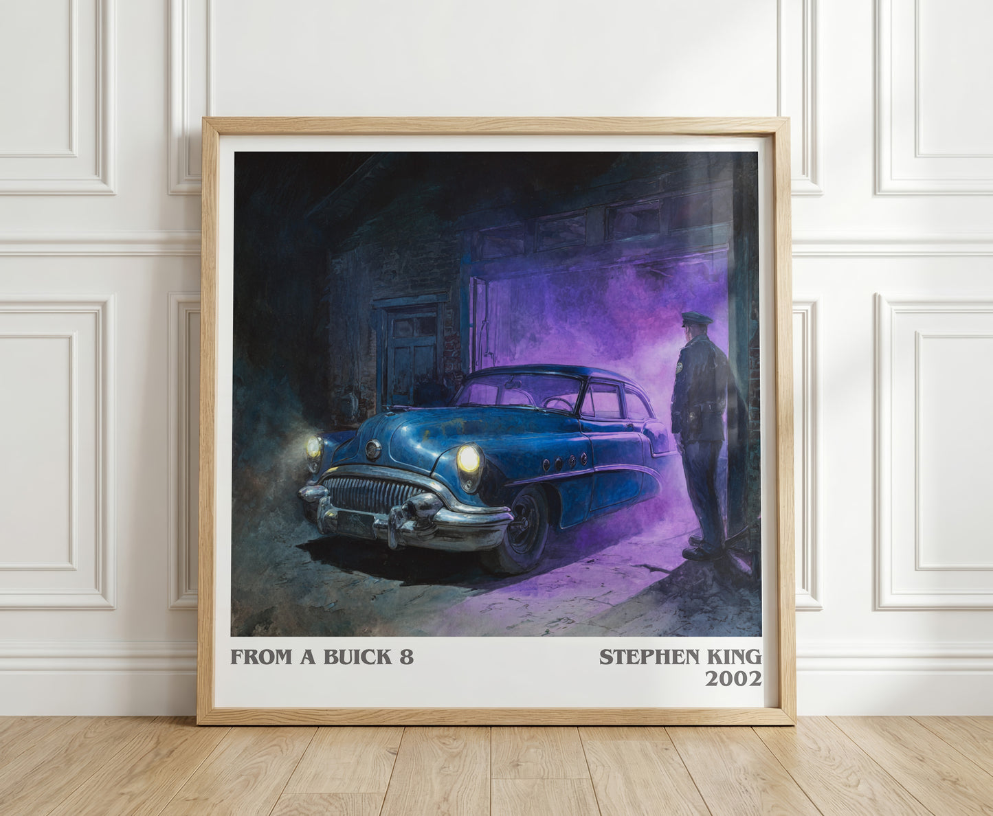 From a Buick 8 literary print in frame leaning in hallway – horror wall art