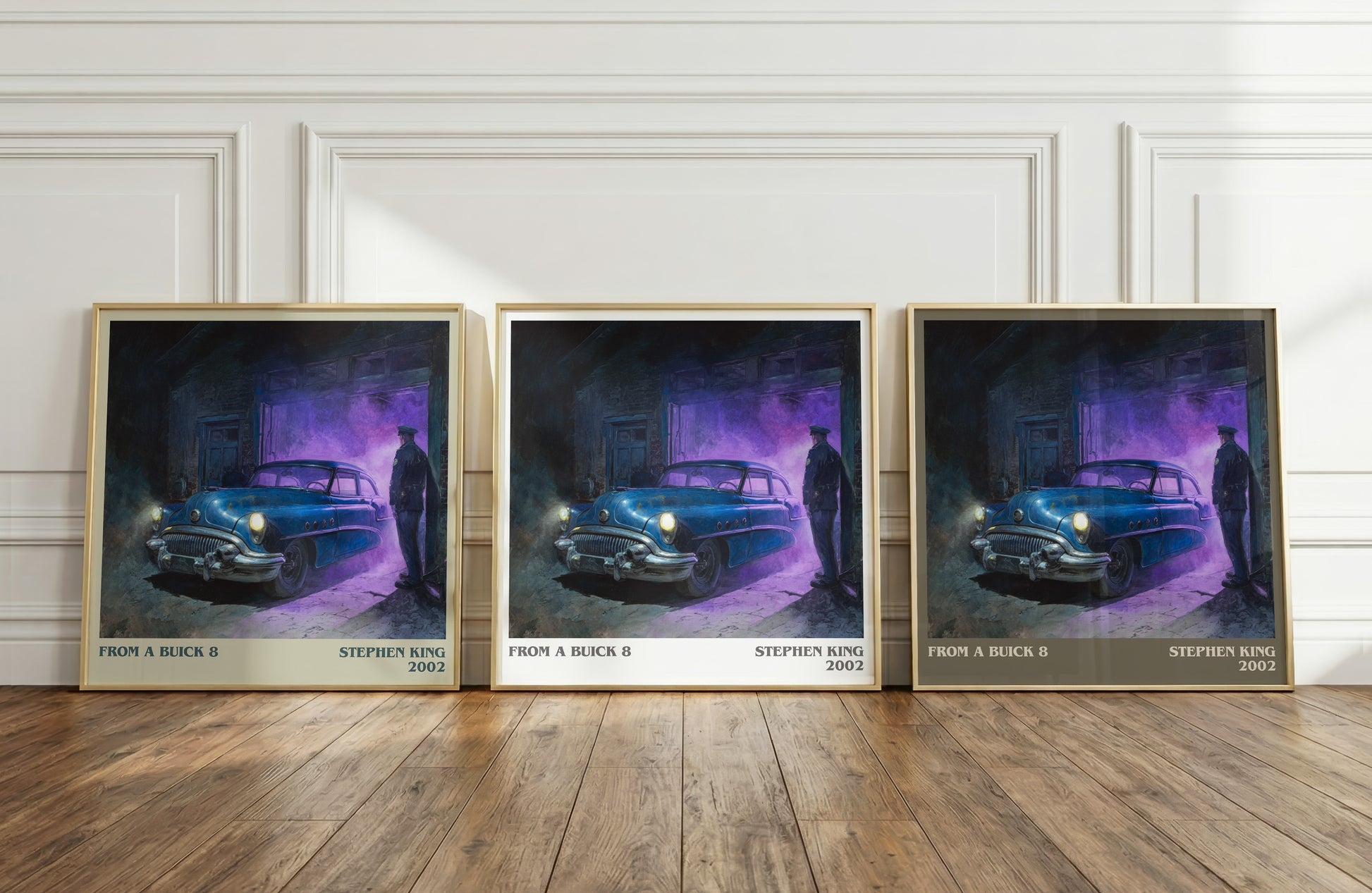 From a Buick 8 literary print framed by window – literary home decor