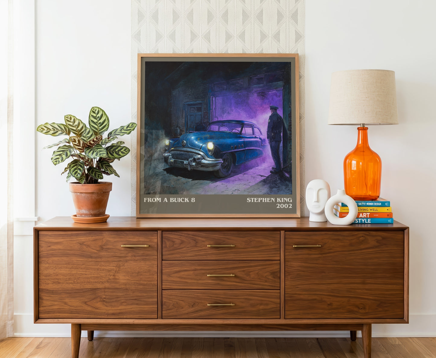 From a Buick 8 literary literary print detail – Stephen King book art
