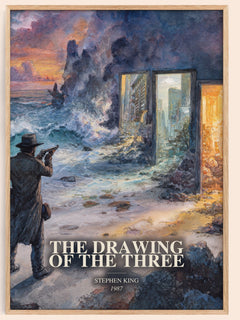 The Drawing Of The Three Book Watercolour Illustration by Stephen King