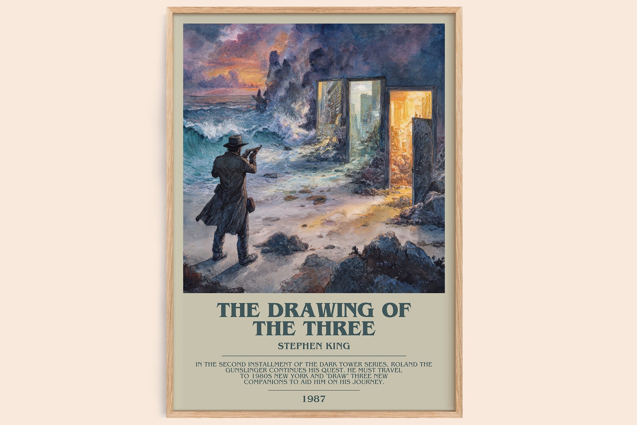 The Drawing of the Three Bookish Wall Art by Stephen King