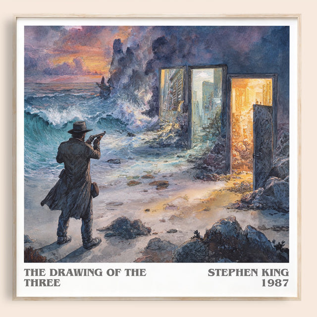 The Drawing of the Three Literary Art Print by Stephen King