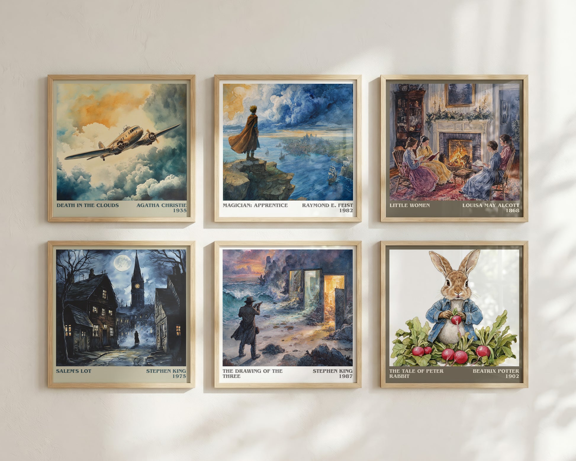 The Drawing of the Three literary book poster framed on wall – fantasy wall art