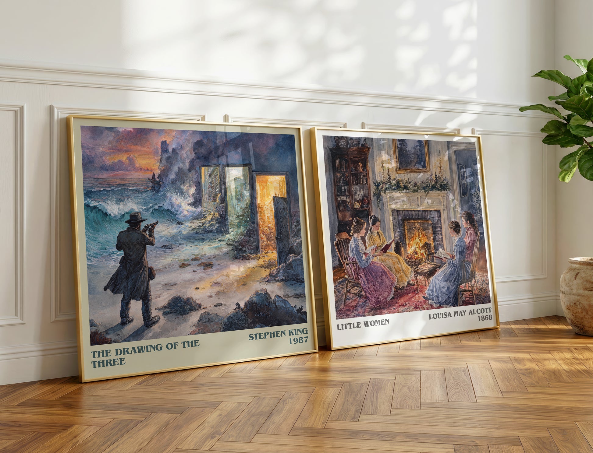 The Drawing of the Three book poster packaging – museum-quality print rolled in protective tube