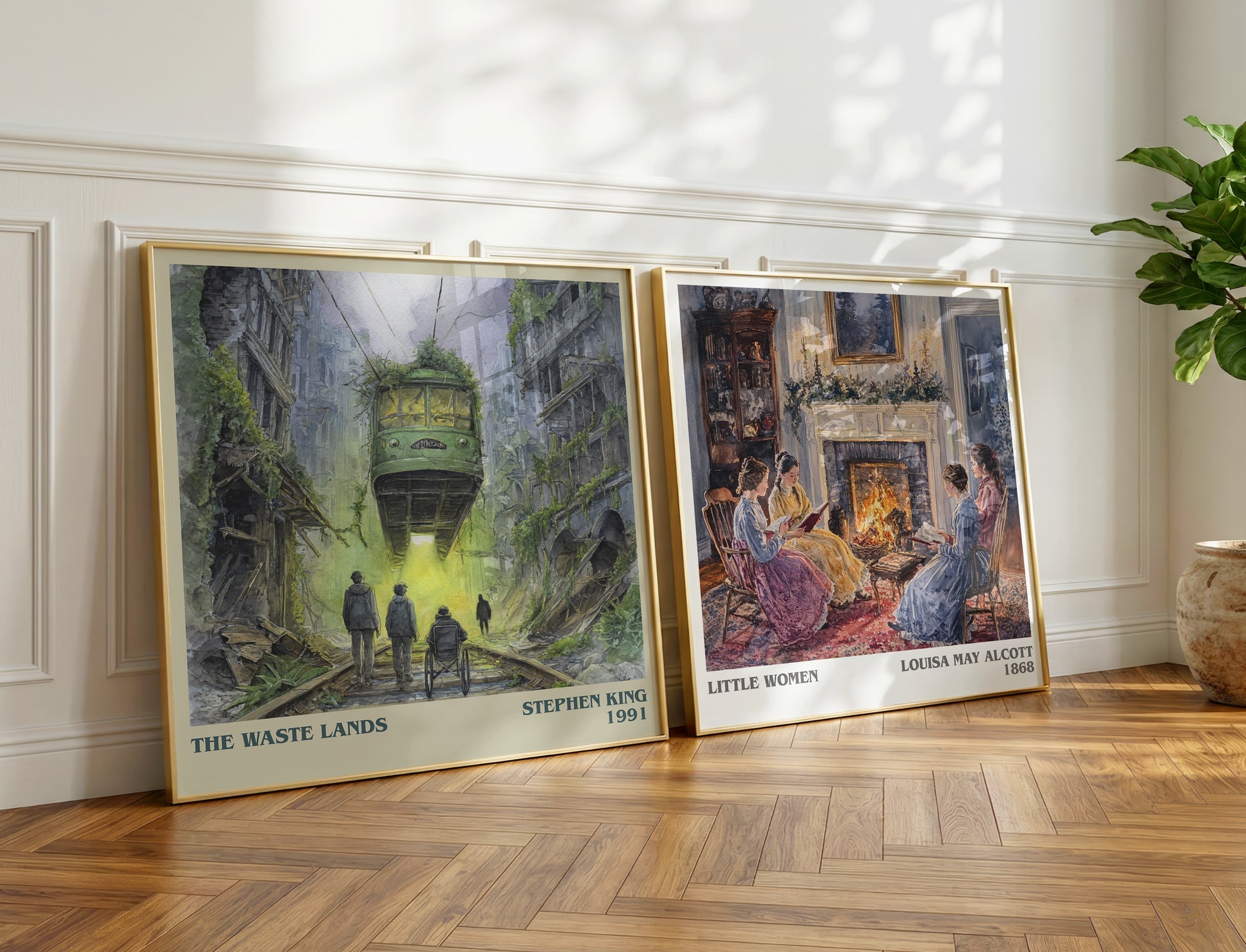 The waste lands book poster packaging – museum-quality print rolled in protective tube