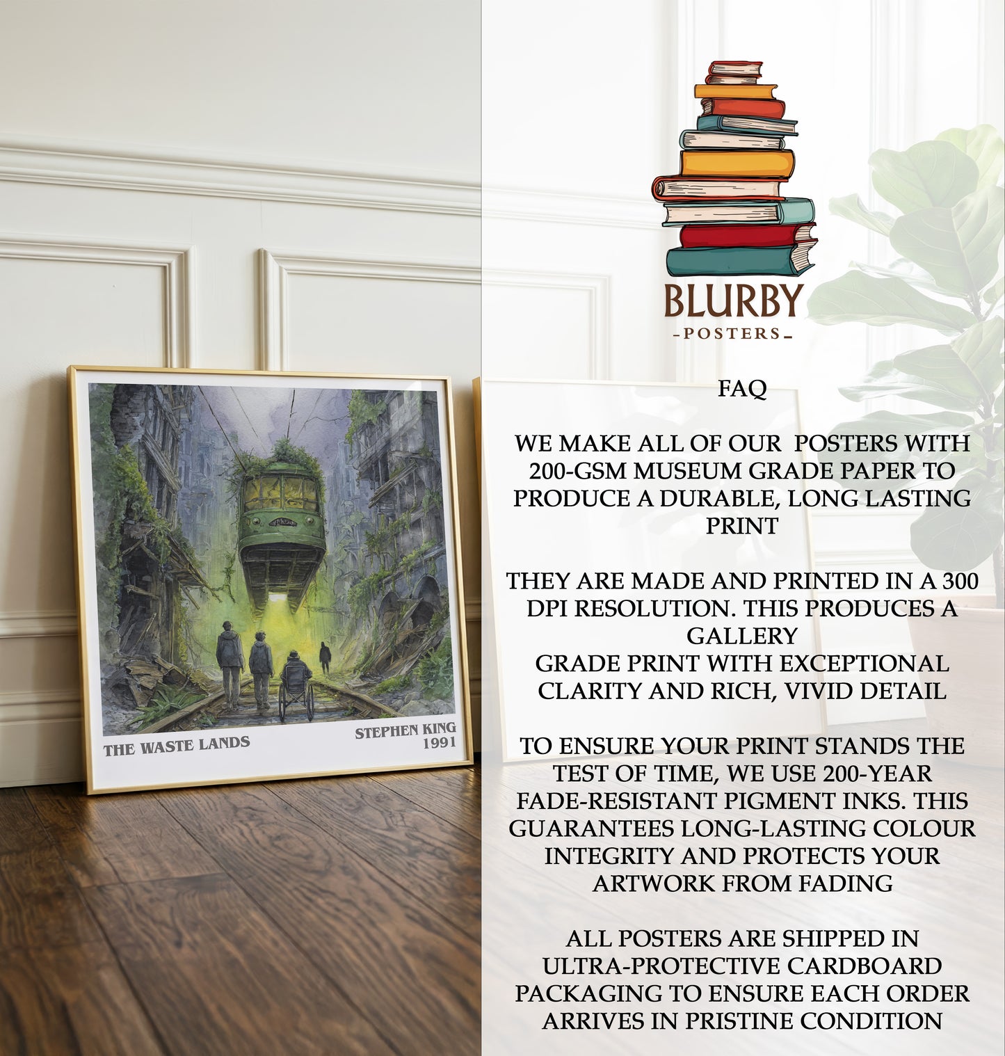 The waste lands Literary Art Print by Stephen King