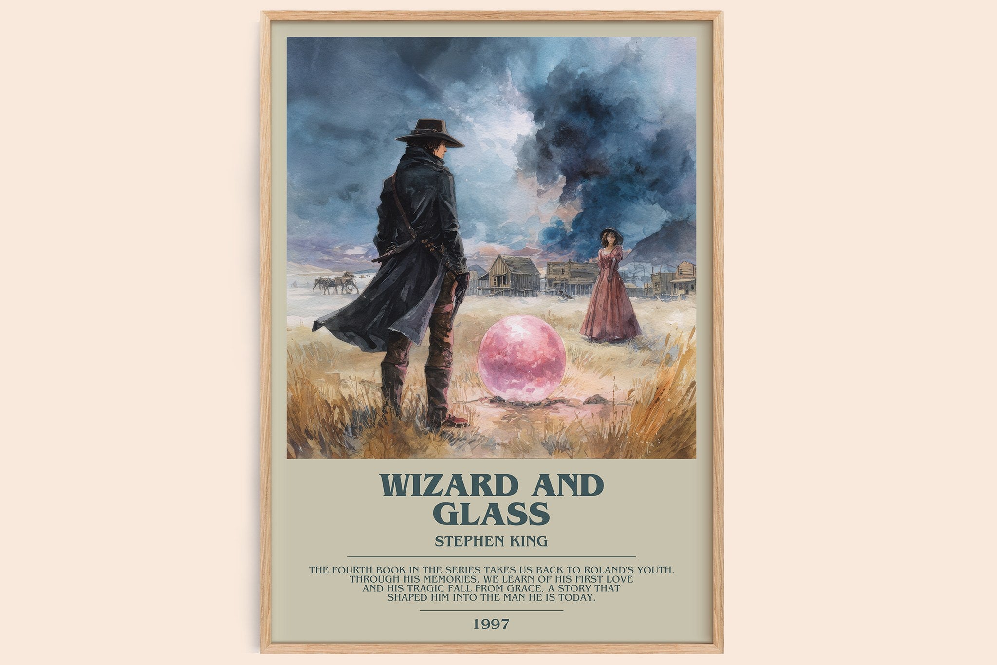 Wizard and Glass Bookish Wall Art by Stephen King