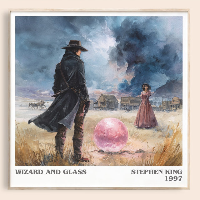 Wizard and Glass Literary Art Print by Stephen King