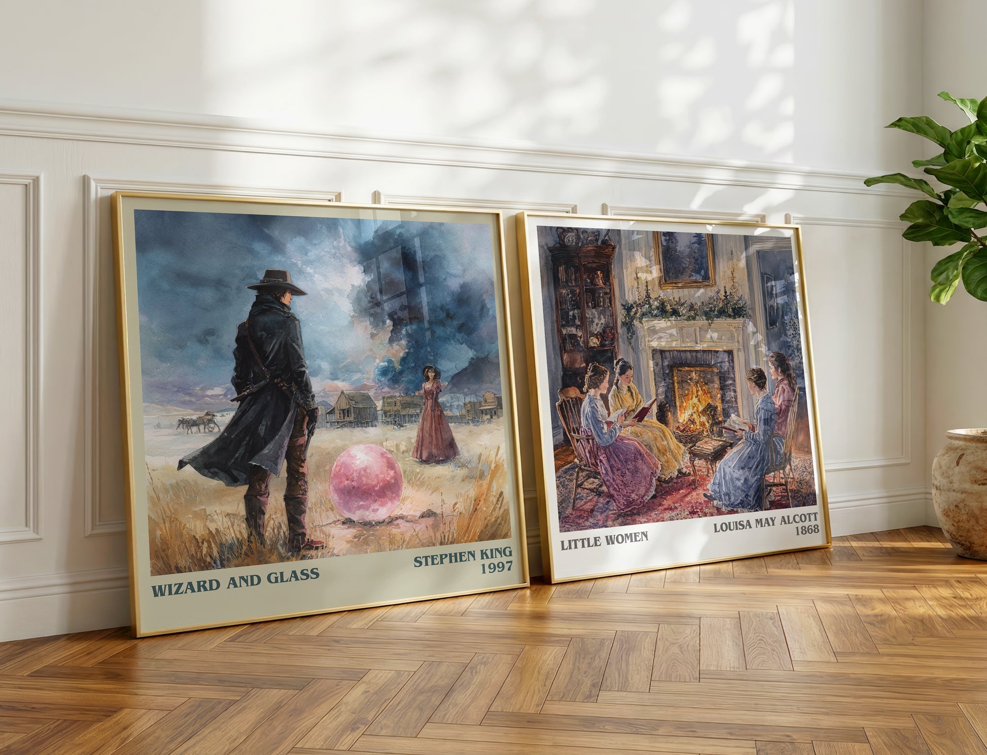 Wizard and Glass book poster packaging – museum-quality print rolled in protective tube